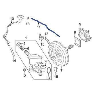 Nissan OE - Rear Brake Vacuum Hose