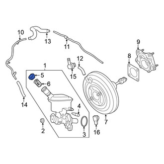 Nissan OE - Brake Master Cylinder Reservoir Cap