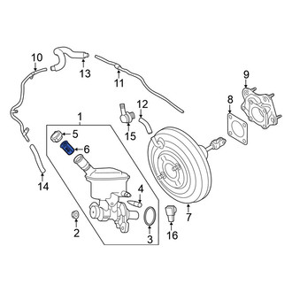 Nissan OE - Brake Master Cylinder Reservoir Strainer