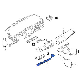 Nissan OE - Front Lower Instrument Panel Cover