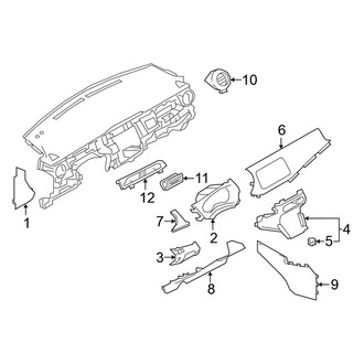 Nissan OE - Instrument Panel Components