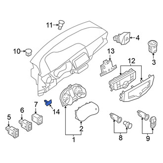 Nissan OE - Collision Avoidance Warning Indicator