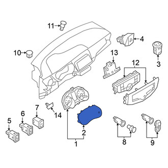 Nissan OE - Instrument Panel Lens