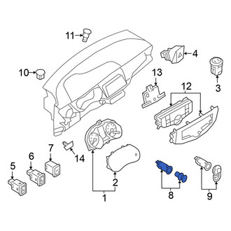 Nissan OE - Cigar Lighter Assembly