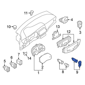 Nissan OE - 12 Volt Accessory Power Outlet