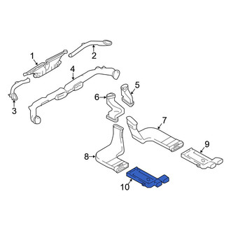Nissan OE - Rear Left Lower Instrument Panel Air Duct