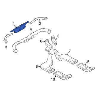 Nissan OE - Front Windshield Defroster Nozzle
