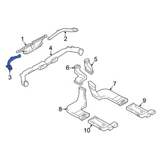 Nissan OE - Front Left Instrument Panel Air Duct