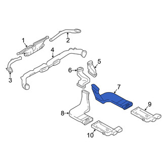 Nissan OE - Front Right Lower Instrument Panel Air Duct