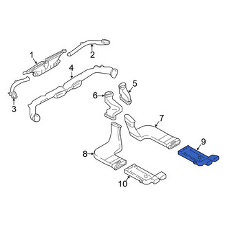 Nissan OE - Rear Right Lower Instrument Panel Air Duct