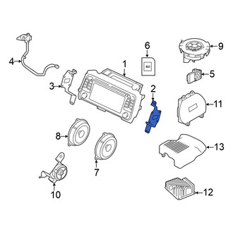 Nissan OE - Right Radio Bracket
