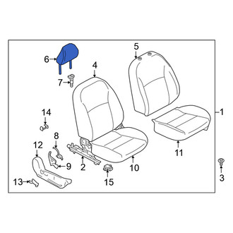 Nissan OE - Front Left Headrest