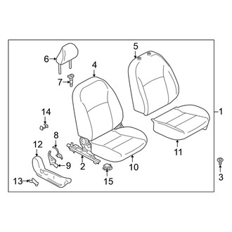 Nissan OE - Front Right Seat