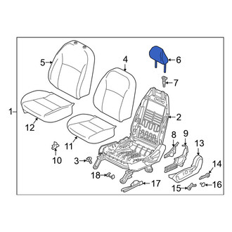 Nissan OE - Front Left Headrest