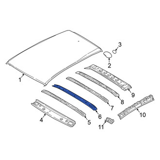 Nissan OE - Center Front Roof Bow