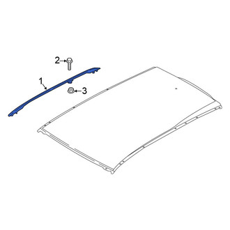 Nissan OE - Left Roof Luggage Carrier Side Rail