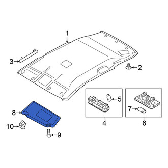 Nissan OE - Front Left Sun Visor