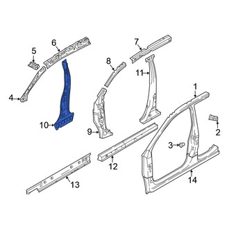 Nissan OE - Left Body B-Pillar