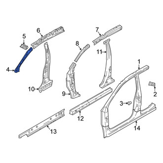 Nissan OE - Left Inner Body A-Pillar