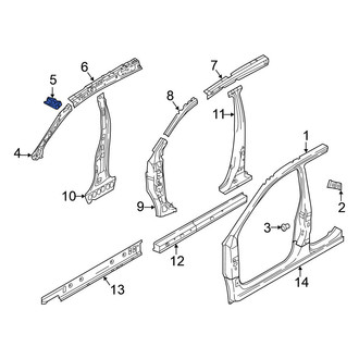 Nissan OE - Left Body A-Pillar