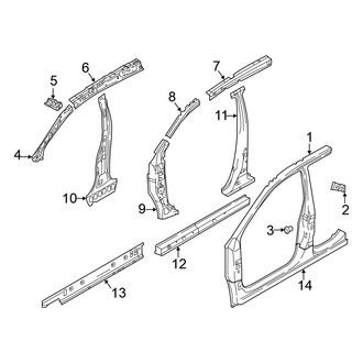 Nissan OE - Pillars, Rocker & Floor - Aperture Panel