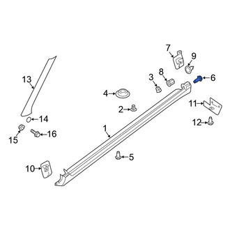 Nissan OE - Bumper Cover Retainer