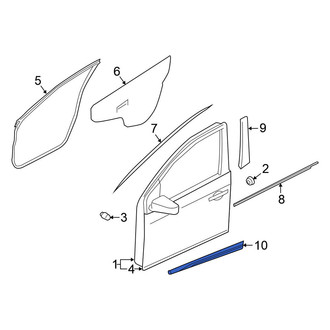 Nissan OE - Front Right Door Molding