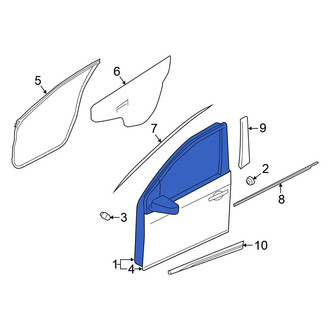 Nissan OE - Front Left Door Shell