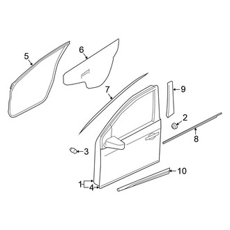 Nissan OE - Front Door - Door & Components