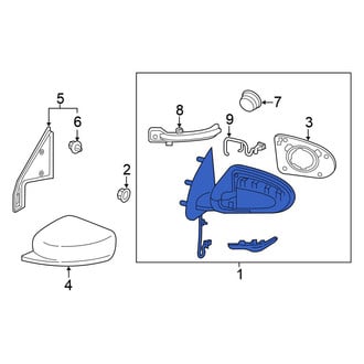 Nissan OE - Front Left Door Mirror