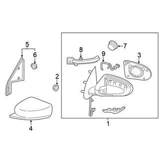 Nissan OE - Front Door - Outside Mirrors