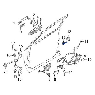 Nissan OE - Door Lock Striker Plate Screw