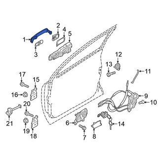 Nissan OE - Front Outer Exterior Door Handle