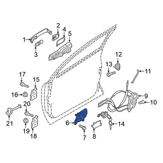 Nissan OE - Front Left Inner Interior Door Handle