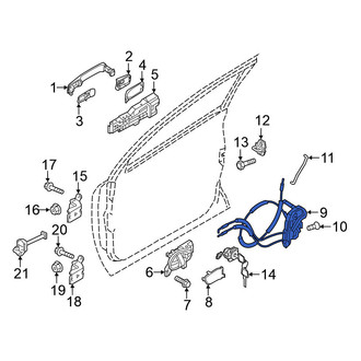 Nissan OE - Front Left Door Latch Assembly