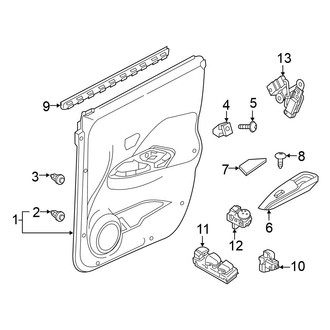 Nissan OE - Front Door - Interior Trim