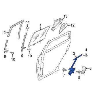 Nissan OE - Rear Left Window Regulator