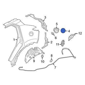 Nissan OE - Rear Left Fuel Filler Door