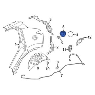 Nissan OE - Rear Left Fuel Filler Housing