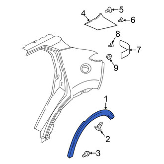Nissan OE - Rear Left Outer Wheel Arch Molding