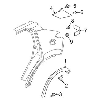 Nissan OE - Quarter Panel - Exterior Trim