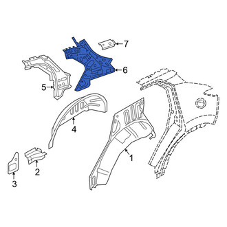 Nissan OE - Left Inner Body C-Pillar Reinforcement