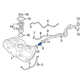 Nissan OE - Fuel Filler Hose