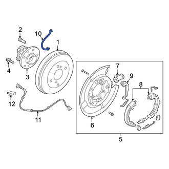 Nissan OE - Rear Brake Hydraulic Hose