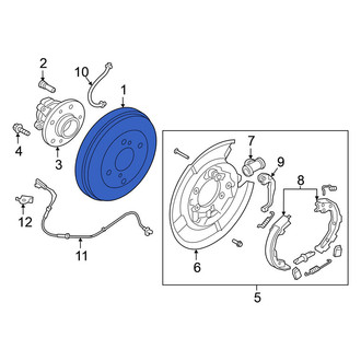 Nissan OE - Rear Brake Drum
