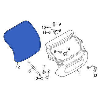 Nissan OE - Rear Hatch Seal