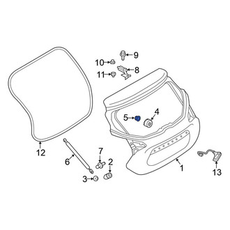 Nissan OE - Liftgate Nut