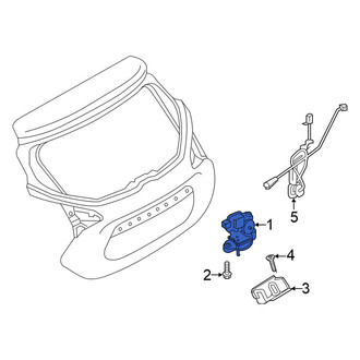 Nissan OE - Rear Liftgate Latch