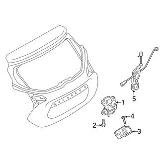 Nissan OE - Lift Gate - Lock & Hardware