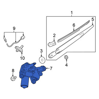 Nissan OE - Rear Wiper Motor